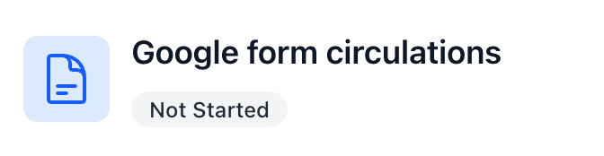 How to do Google form circulations task.